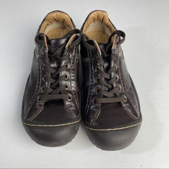 J-41 Jeep Amazon Vegan Leather Lace Up Brown Sneakers Shoes Women's 7 - Picture 5 of 8